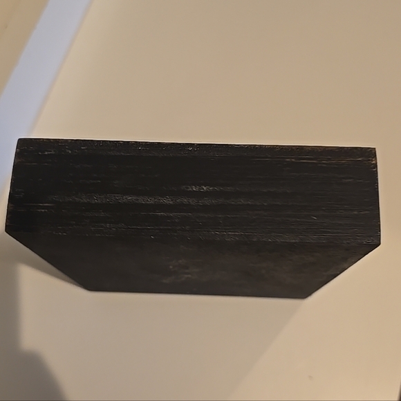 Primitive Rustic Farmhouse Black/white Wooden Bunny Decor - Picture 7 of 9